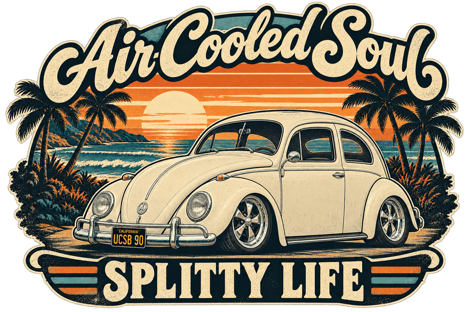 Cal Look Beetle original artwork