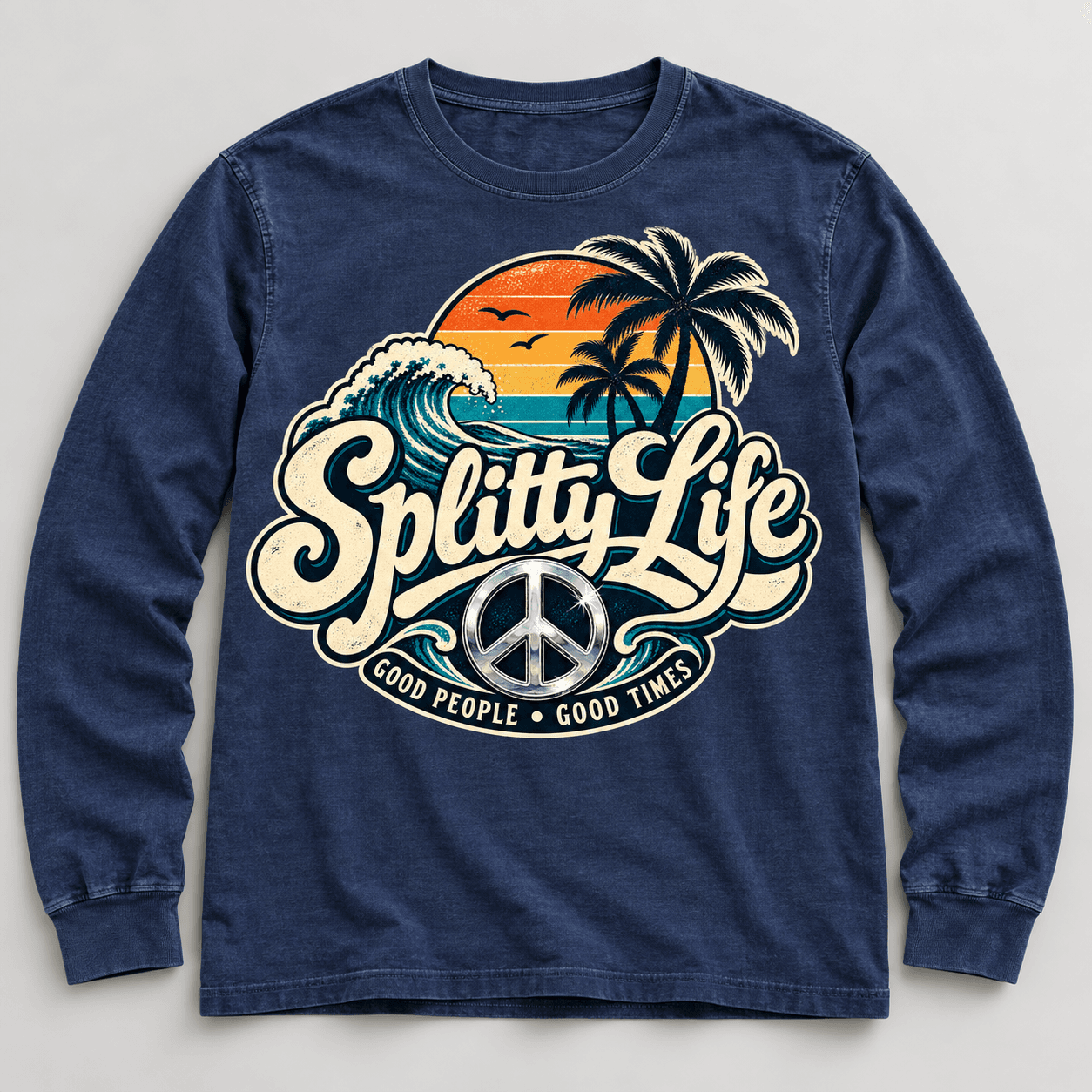 Splitty Life Classic Logo Long-Sleeve Tee